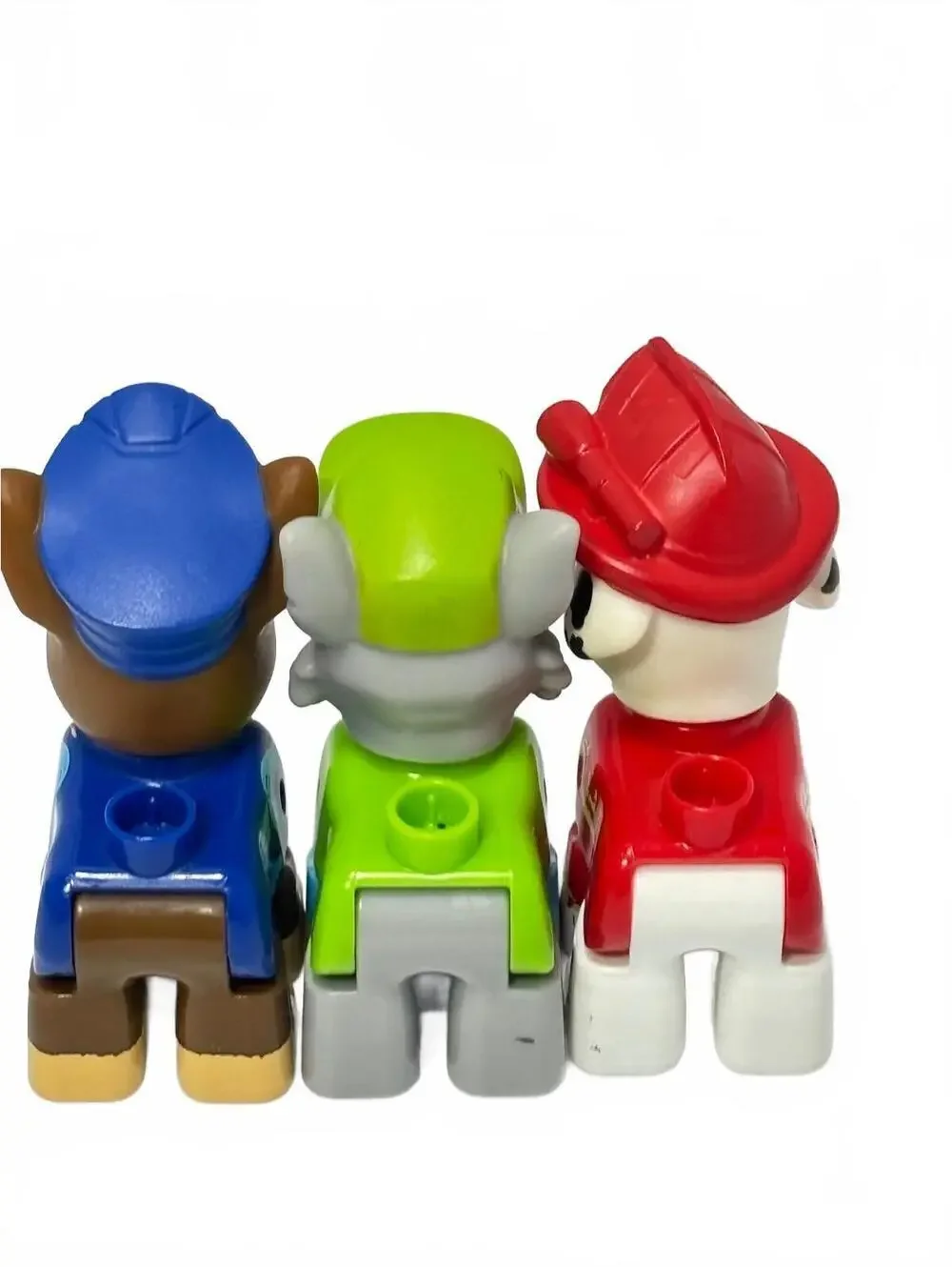 MEGA BLOKS Paw Patrol Figure Lot of 3 Chase Rocky Marshall Building Blocks